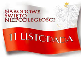 flaga Polski z napisem 11 listopada 