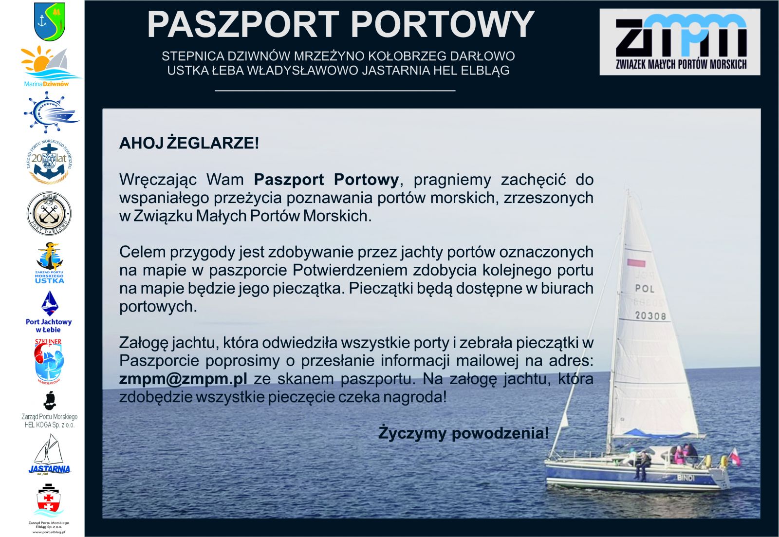 paszport portowy   plakata 